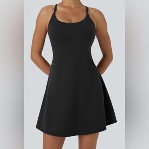 Halara Women’s Softlyzero Active Dress, Black, Small